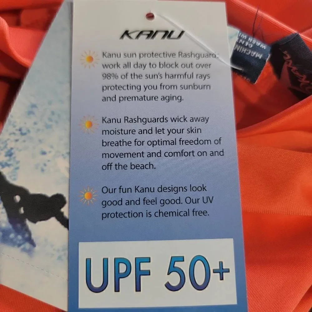Kanu Surf Men's Paradise UPF 50+ Short Sleeve Sun Protective Rashguard Swim Shir